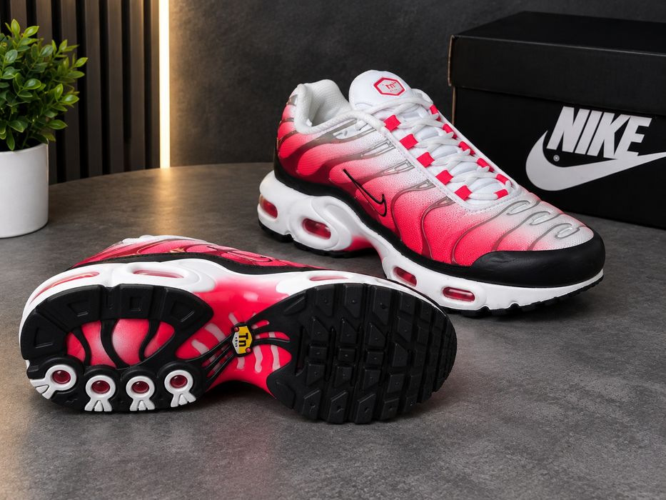 Nike Air Max Plus TN — White/Red | Оригинал