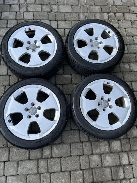 Alufelgi 5x112 17 cali Audi A3 A4 opony 225/45/17 zamiana
