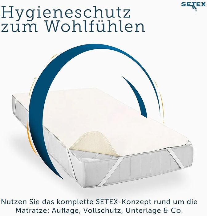 Nakładka na materace ochronna ciepła na gumkach 100x200 cm