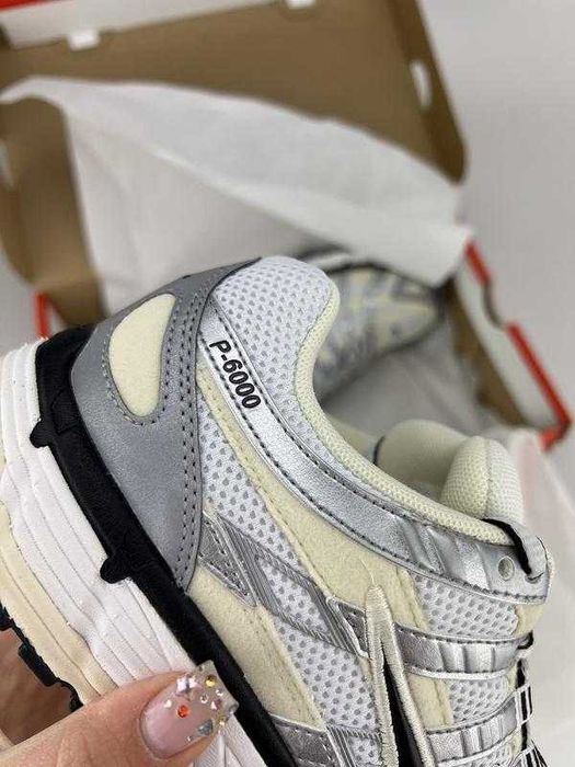 Кроссовки Женские Nike P6000 White Yellow /Кросівки Жіночі Найк P 6000 Coconut Milk
