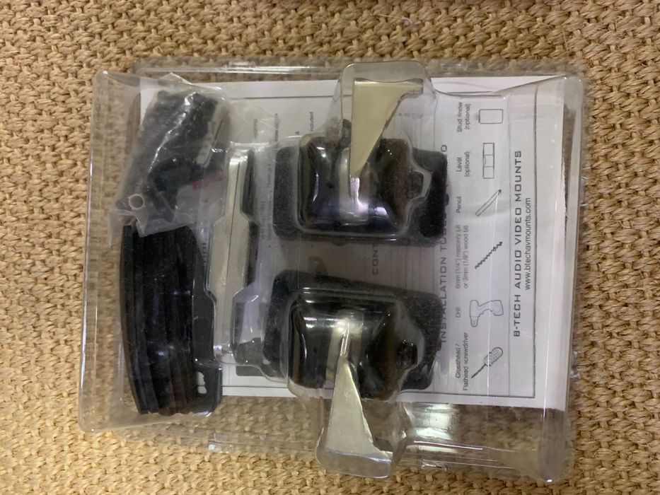 B-Tech BT332 Satellite Column Mounts, Ideal for Small Speakers64739895834498124