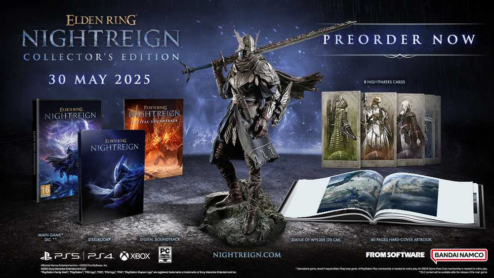 Elden Ring Nightreign Edycja Kolekcjonerska PS5 NOWA