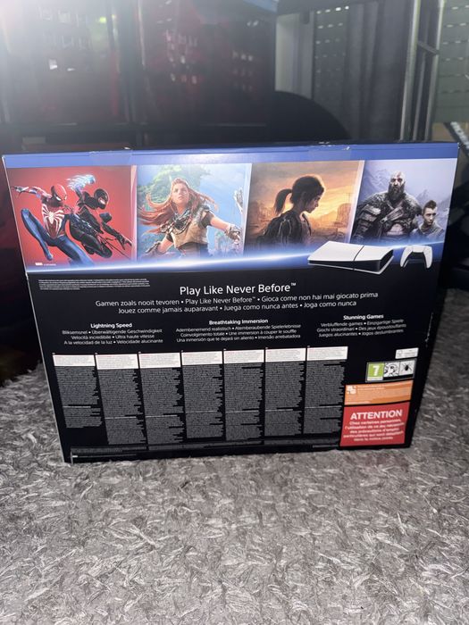 Caixa da Playstation 5 Digital