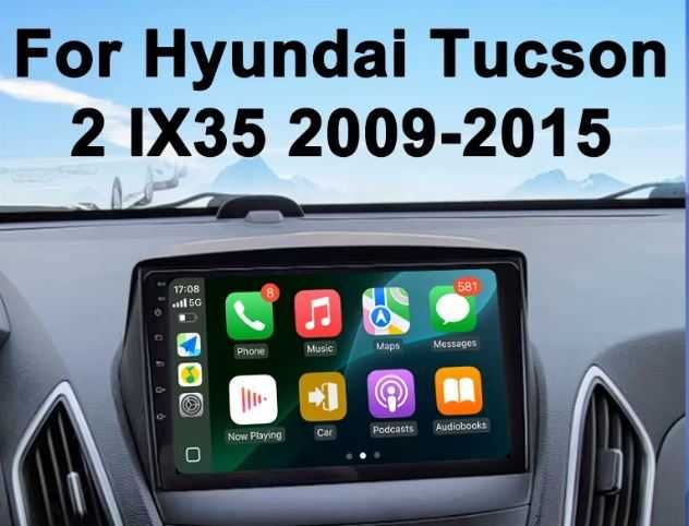 ‼️ Hyundai Santa Fe Tucson ix35 ix45 ‼️ Android магнітола Carplay