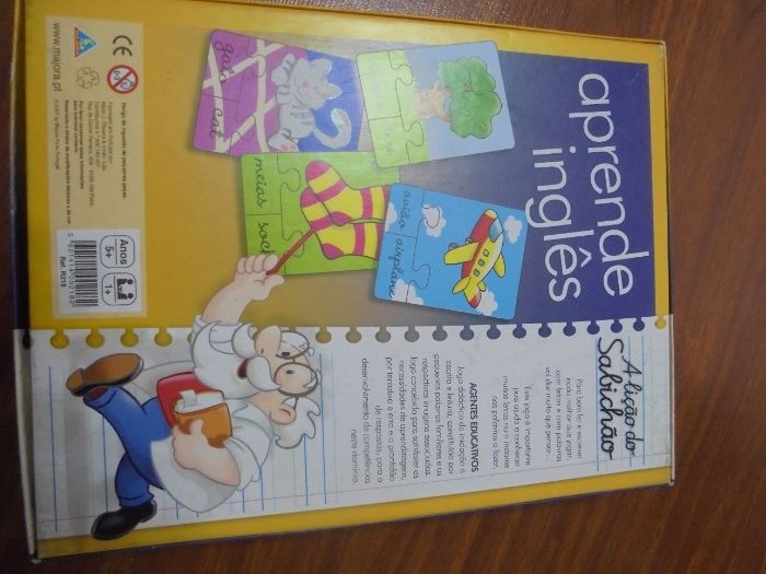 Puzzle: Aprende inglês, a lição do Sabichão, da MAJORA