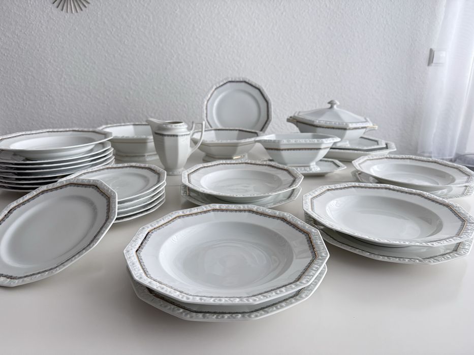 Serwis obiadowy duży Rosenthal Biała Maria
