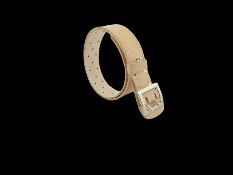 Fajny Ciężki Pas Wojskowy Oficerski Skóra Naturalna Jucht