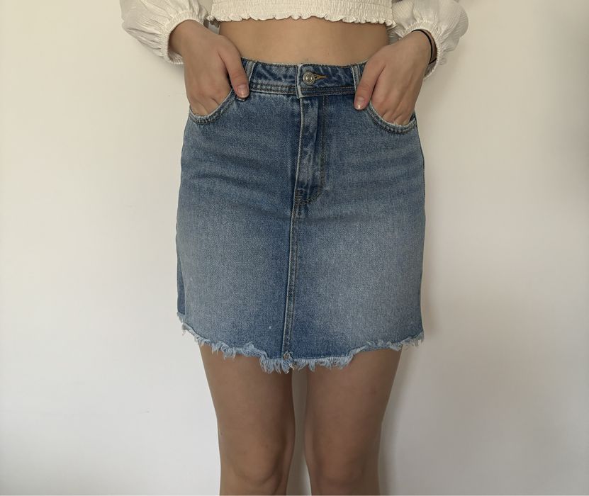 Spódnica jeansowa mini