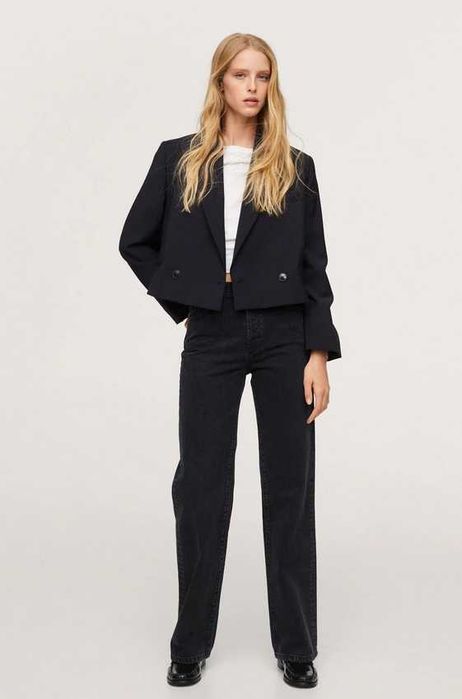 Широкие длинные джинсы от Mango, S, Испания