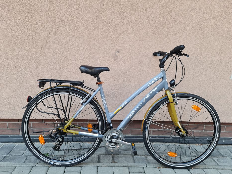 Damka miejska TECNOBIKE koła 28 SHIMANO aluminium rabat WYSYŁKA