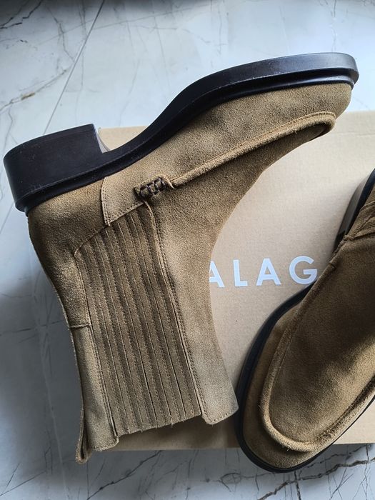 Nowe buty botki Balagan zamszowe 39 skórzane