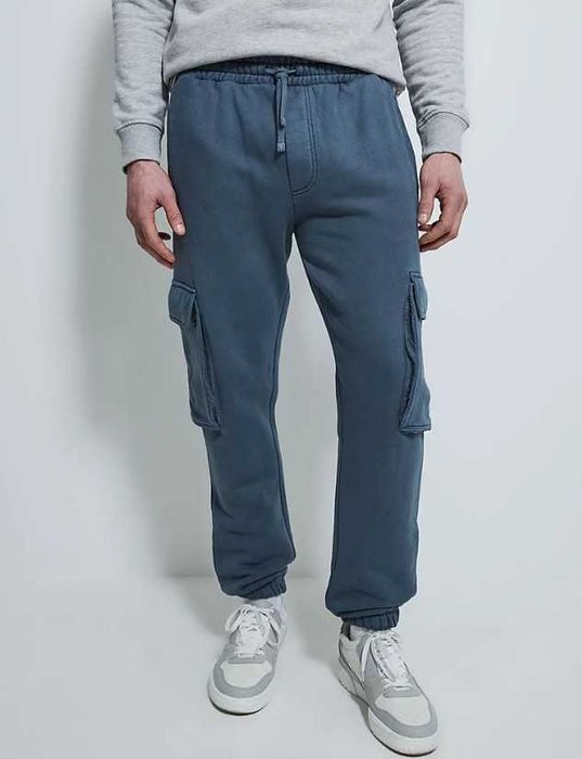 Р-р XL Теплі джогери карго чоловічі, спортивні штани