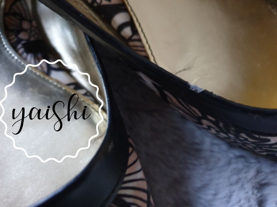 Zara satynowe baleriny balerinki w kwiaty 39