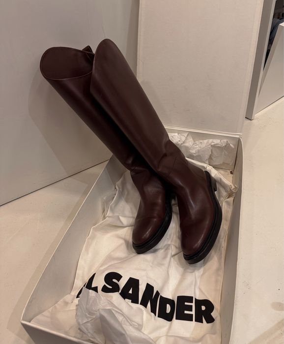 Сапоги жокеи jil sander оригинал
