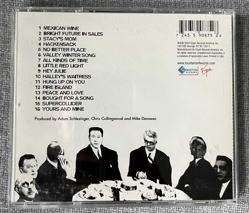 FOUNTAINS OF WAYNE - Welcome Interstate Managers - CD - USA