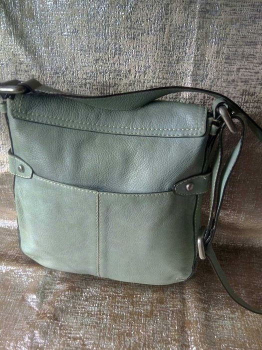 Сумка Fossil мятного кольору, через плече