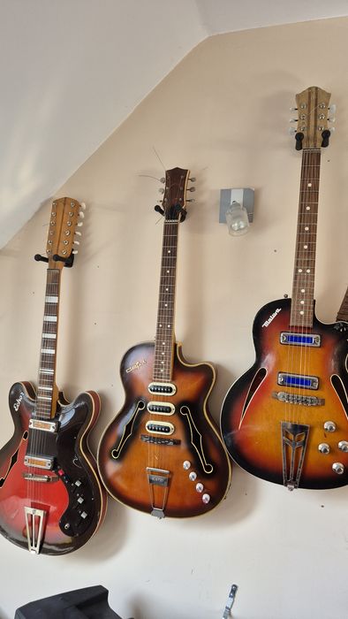 kolekcja 21 gitar i 5 basow Defil