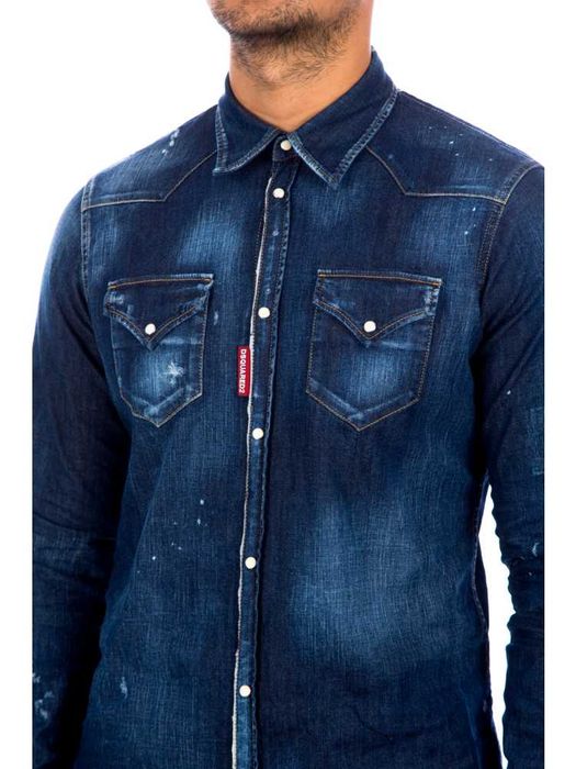 DSQUARED2 unikatowa męska koszula MADE IN ITALY-40%%%