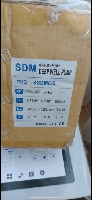 глибинний (свердловинний) насос для води серії SDM, модель 4SDM8/5