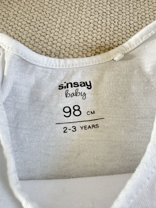 Bawełniane body Sinsay rozmiar 98