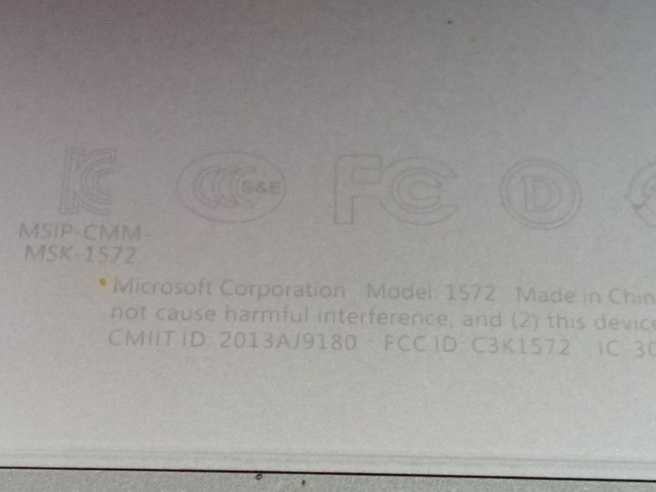 Microsoft Surface RT 2  32Gb (model 1572)