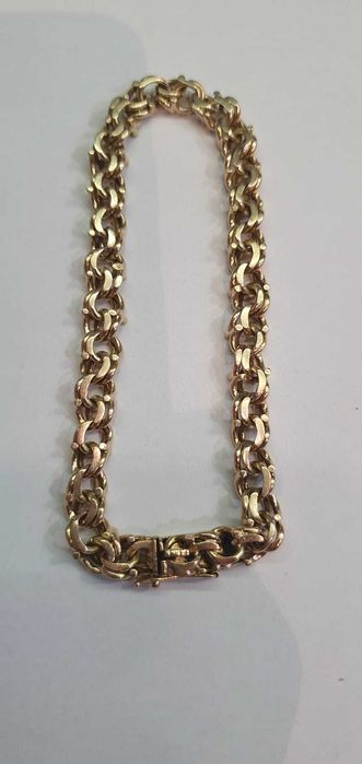 Bransoleta złota 14 k/585/27,36 g. 22 cm - Madej Gorlice Mickiewicza -