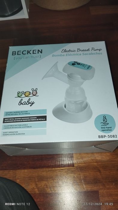 Bomba tira leite como nova.. só aberta da caixa para ver o conteudo