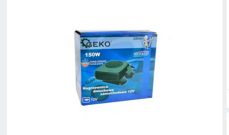 Nagrzewnica Samochodowa GEKO 150W 12V Grzanie Na Zapalniczkę +GRATIS