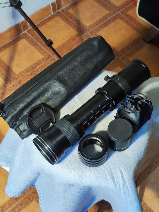 Objetiva telefoto 420-800mm Canon RF + Conversor 2x