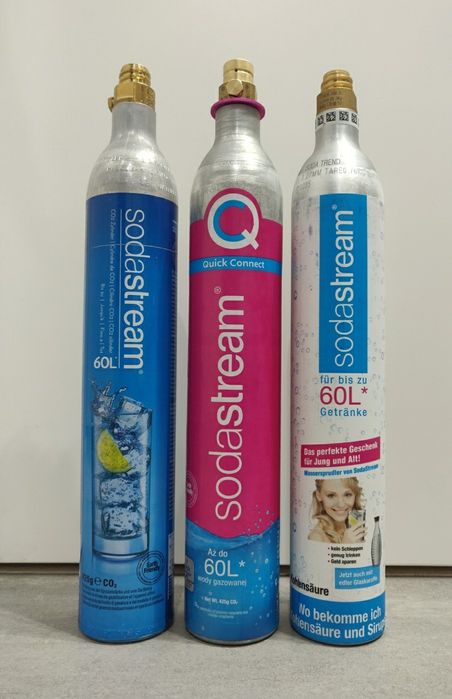 Sodastream Brita Dafi Philips wymiana butli CO2 oraz Quick Connect