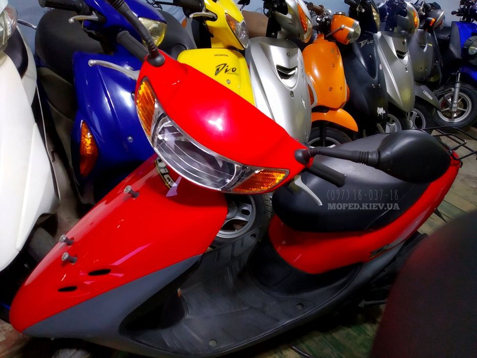 Honda Dio 18 желтый скутер мопед из Японии с контейнера купить