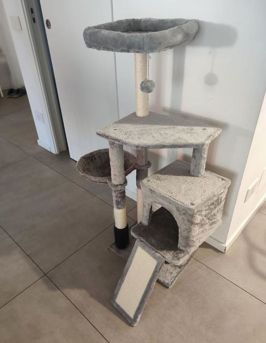 Drapak dla kota domek dla kota drzewko do drapania mata legowisko NOWY
