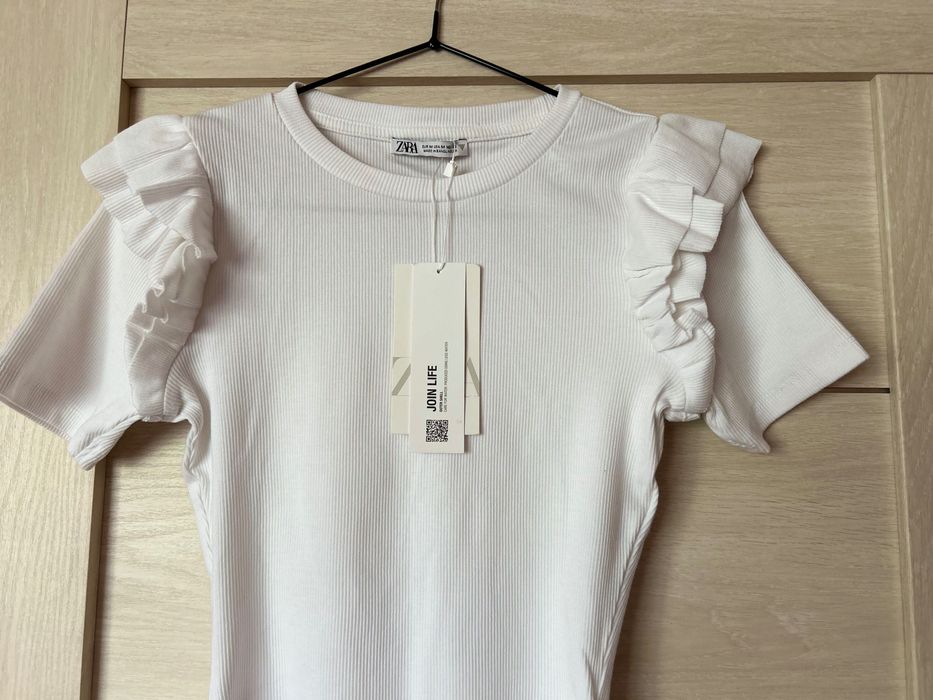Боді новий  білий zara