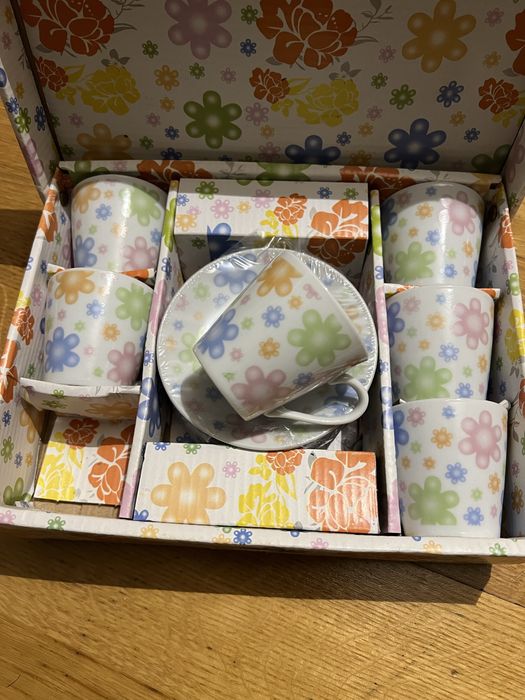 Conjunto de 6 chávenas de café