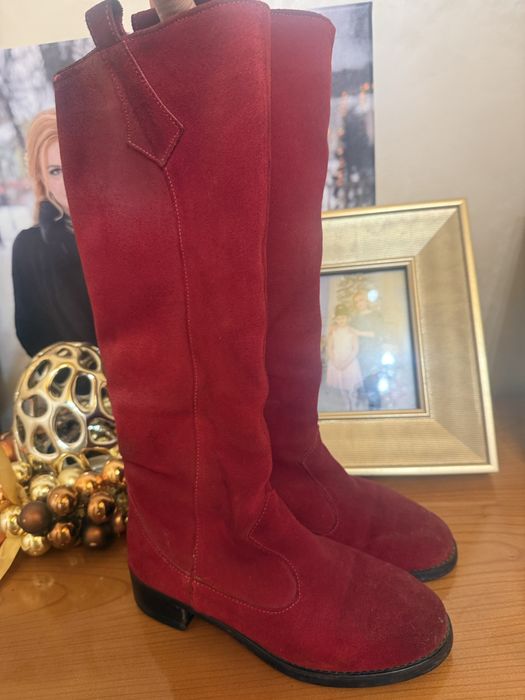 Продам чоботи(натуральний замш)