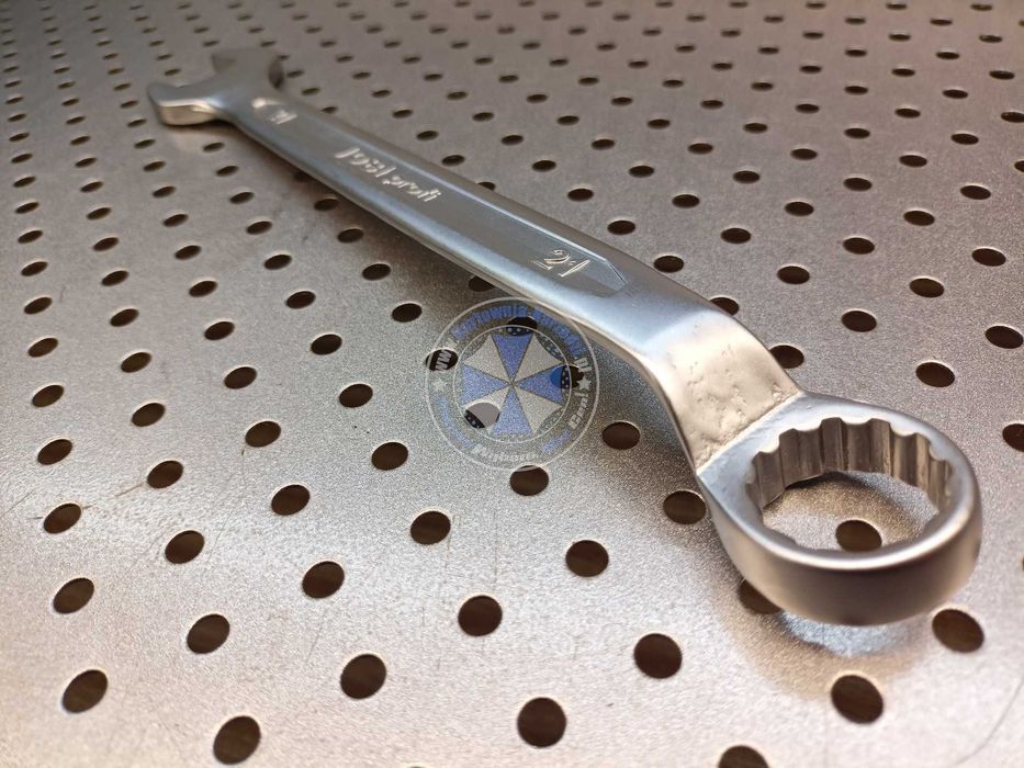 Klucz płasko-oczkowy odgięty 21mm Cr-V klucz 21mm klucz płaski 21mm