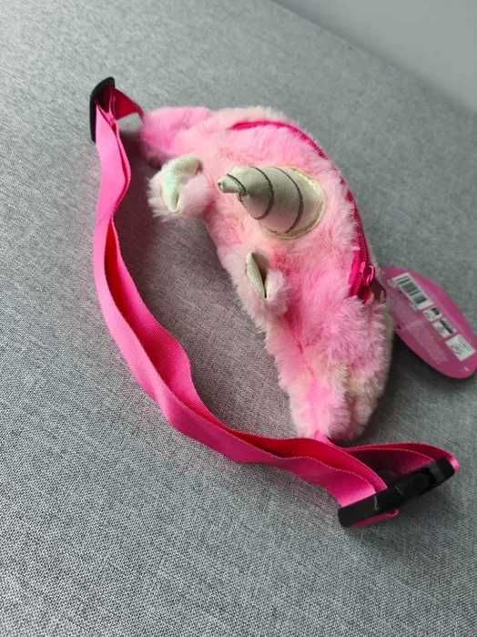 Nerka dziecięca szkolna na wycieczki nowa Jednorożec różowa