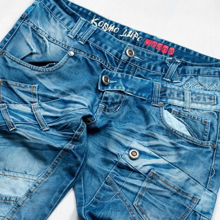 Kosmo&Lupo japan style jeans spodnie jeansowe y2k 34us