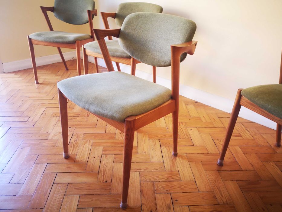 Cadeira Kai Kristiansen mod. 42 Estilo Nórdico / Escandinavo / Vintage / Retro