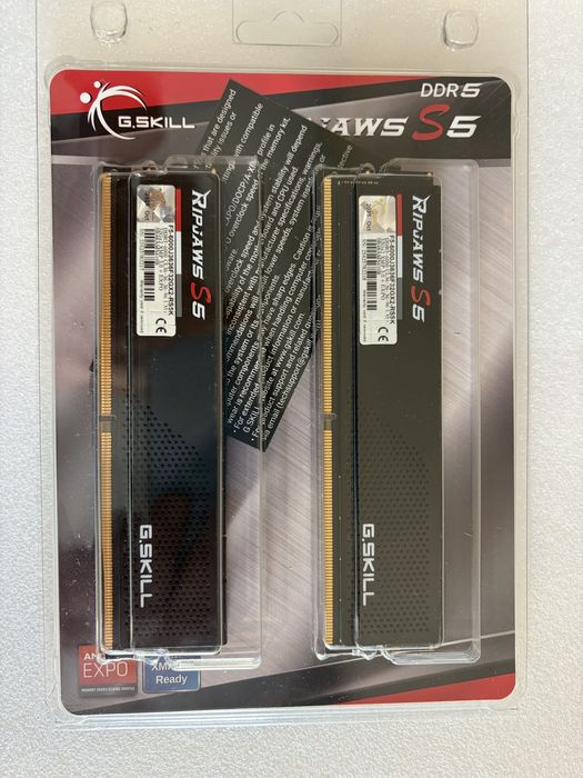Pamiec DDR5 G.Skill Ripjaws S5 64gb 6000 Nowa Fvat 23%