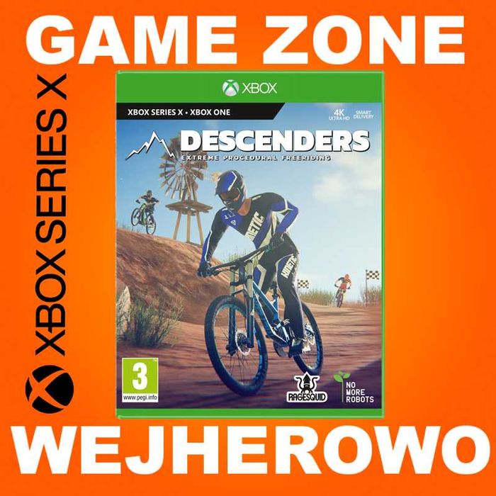DESCENDERS Xbox One + S + X + Series X = UNIKAT na płycie = FOLIA