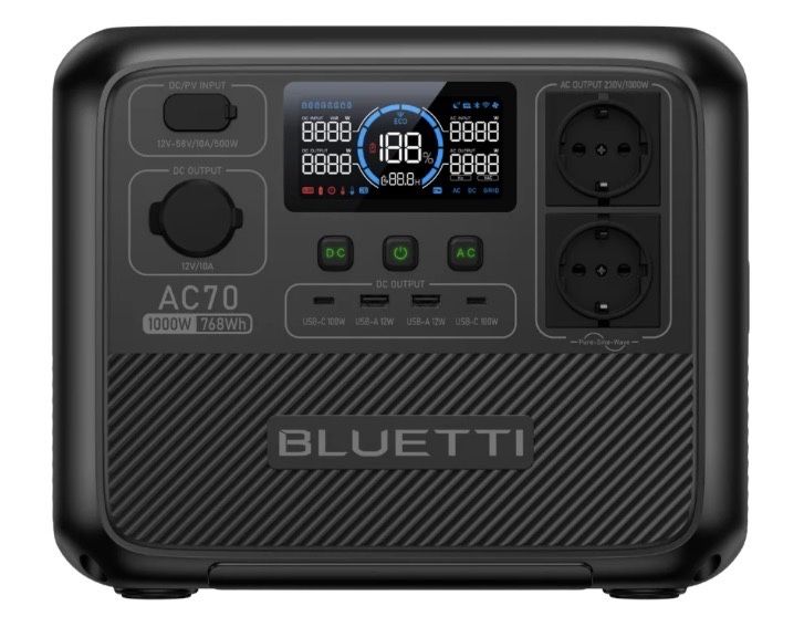 Портативна зарядна станція BLUETTI AC70 (НОВА)