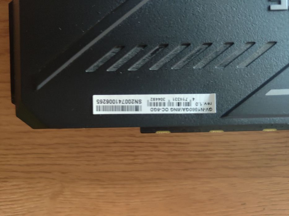 Gigabyte GeForce GTX 1660 GAMING OC 6G