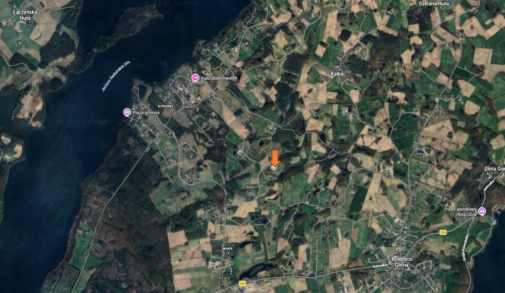 Działka 1295m² Maks (gm. Chmielno)