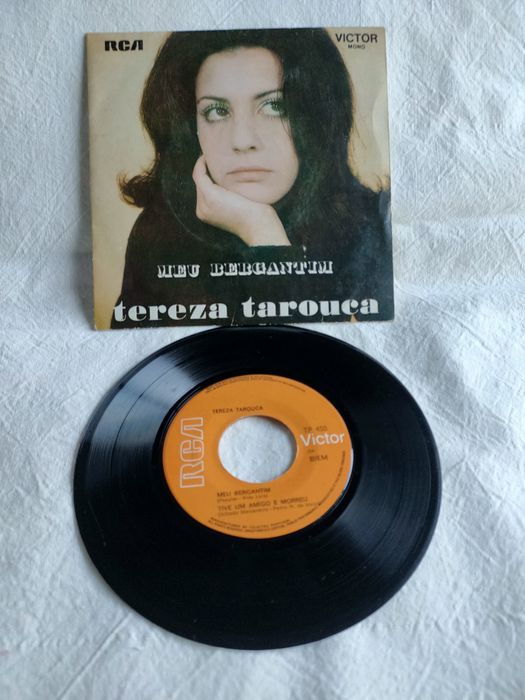 Disco Vinil - Single -Fado -Tereza Tarouca Meu Bergantim