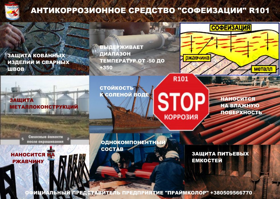 Антикоррозионное покрытие Софеизации Р 101