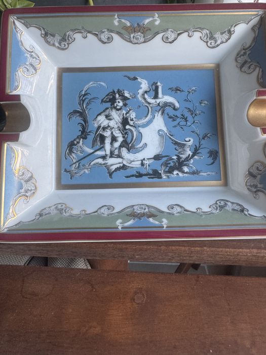 Cinzeiro Bernardaud Limoges France – Coleção "Rocaille" (Raro)