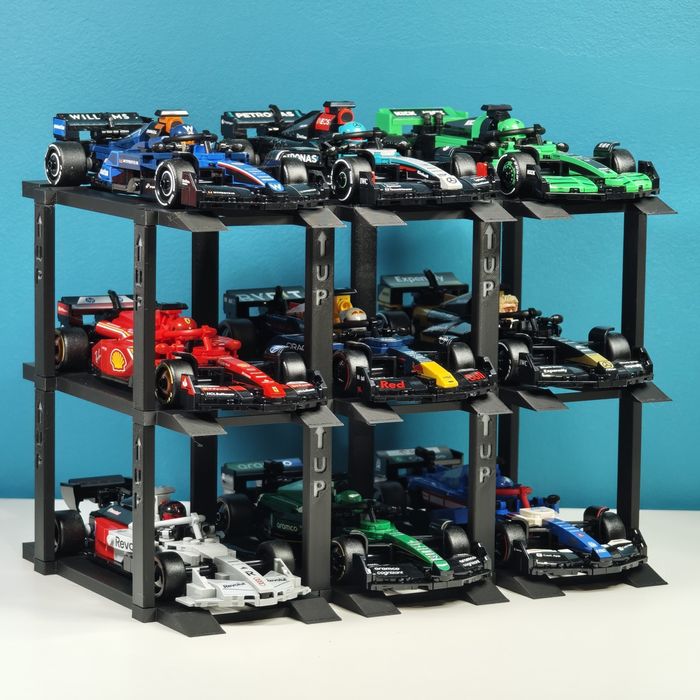 Modułowy Garaż na 9 Furmuł 1 LEGO Speed Champions