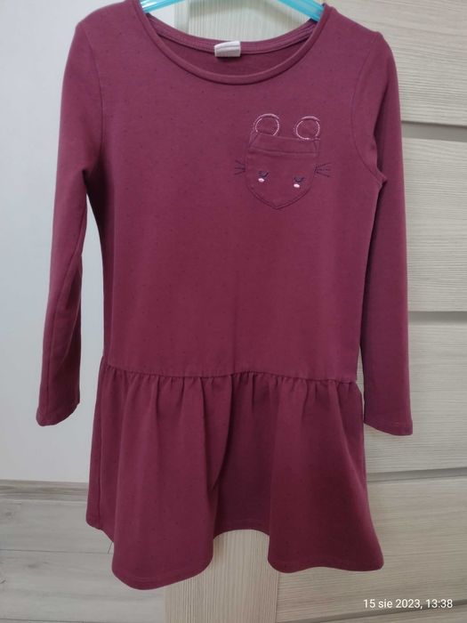 Sukienka lub Tunika dziewczęca r. 128 smyk