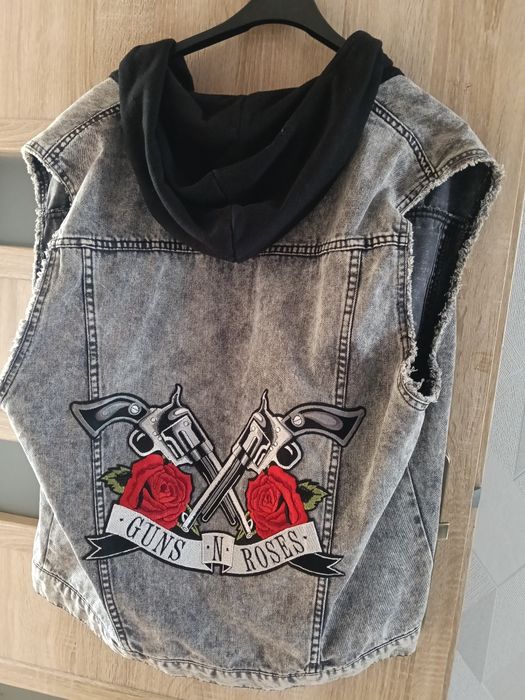 Piękna wloska kamizelka dżinsowa nowa ml